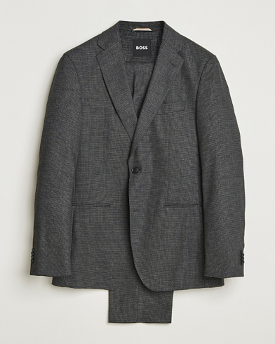 BOSS BLACK Huge Wool Suit Medium Grey – Gris