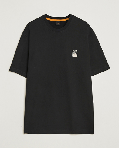 BOSS ORANGE Radar Crew Neck T-Shirt Black – Noir