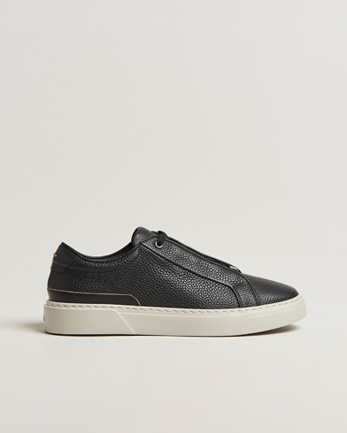 BOSS CAMEL Gary Leather Sneaker Black – Noir
