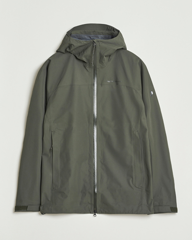 Peak Performance Treeline Shell Hooded Jacket Olive Extreme – Vert