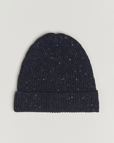 Samsøe Samsøe Nataniel Donegal Beanie Salute Navy – Bleu