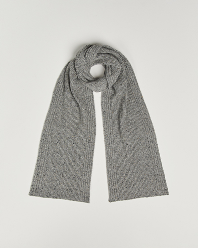 Samsøe Samsøe Nataniel Donegal Scarf Grey Melange – Gris