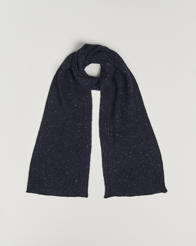Samsøe Samsøe Nataniel Donegal Scarf Salute Navy – Bleu