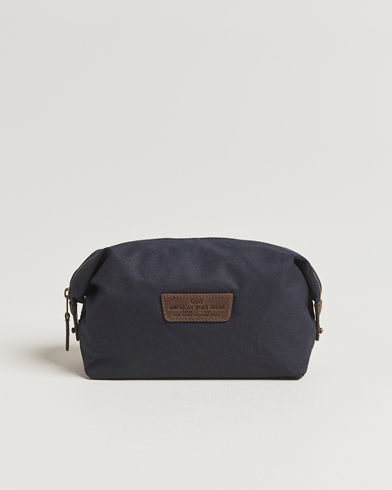 GANT Waxed Cotton Washbag Evening Blue – Bleu