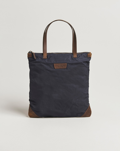 GANT Waxed Cotton Tote Bag Evening Blue – Bleu