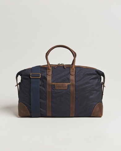 GANT Waxed Cotton Duffle Bag Evening Blue – Bleu