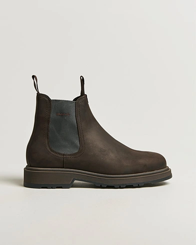 GANT Blisdor Rough Leather Chelsea Boot Dark Brown – Marron