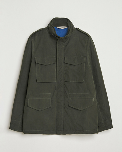 Aspesi Minifield Cotton Field Jacket Military – Vert