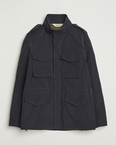 Aspesi Minifield Cotton Field Jacket Navy – Bleu