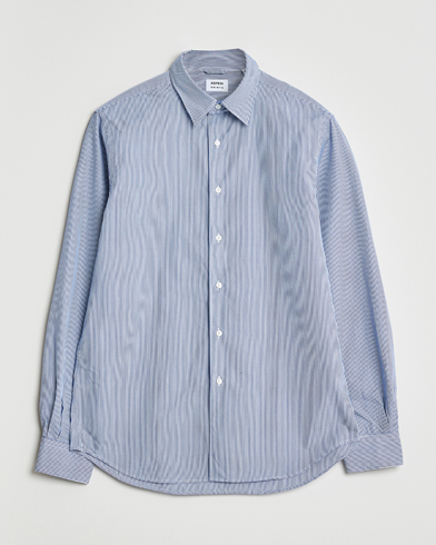 Aspesi Striped Poplin Shirt Light Blue – Bleu