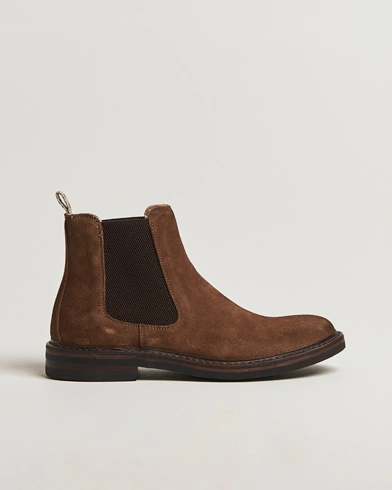Astorflex Bitflex Dainite Chelsea Boot Dark Khaki Suede – Marron