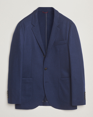 Brunello Cucinelli Cashmere Jersey Blazer Navy – Bleu