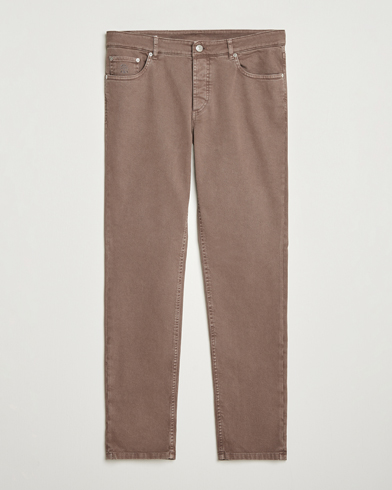 Brunello Cucinelli Slim Fit Bull Denim Pants Light Beige – Beige