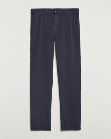 Canali Cotton Twill Chinos Navy – Bleu