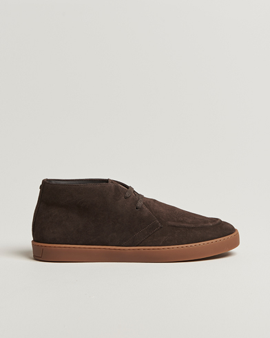 Canali Chukka Boots Dark Brown Suede – Marron