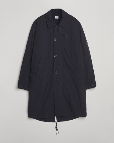 C.P. Company Twill Garment Dyed Lined Coat Navy – Bleu
