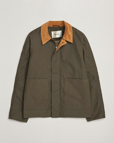 Forét Aspen Oilskin Jacket Army – Vert