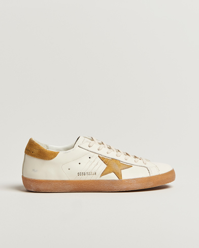 Golden Goose Super-Star Sneakers White/Ocra – Blanc