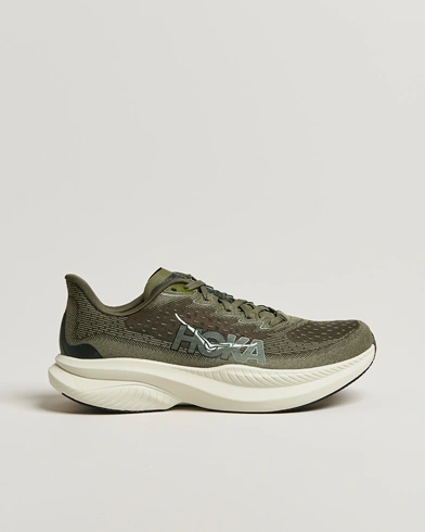 Hoka One Mach 6 Running Sneakers Antique Olive/Truffle Salt – Vert