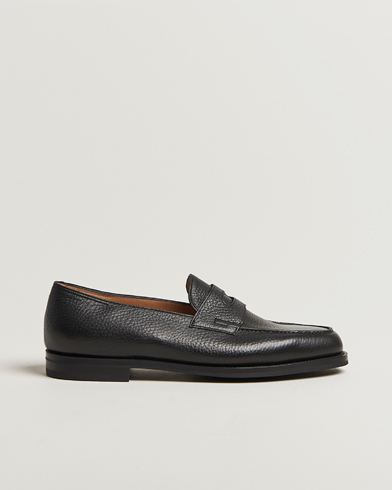John Lobb Lopez Penny Loafer Black Grain – Noir