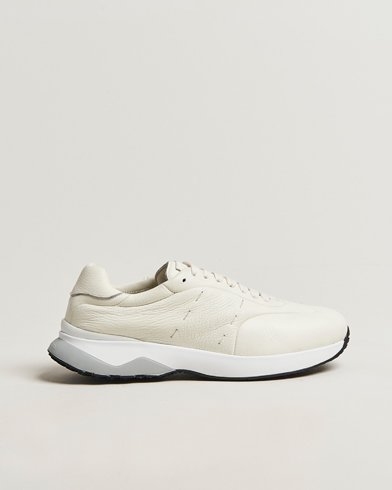 Kiton Luxury Running Sneakers White Deerskin – Blanc