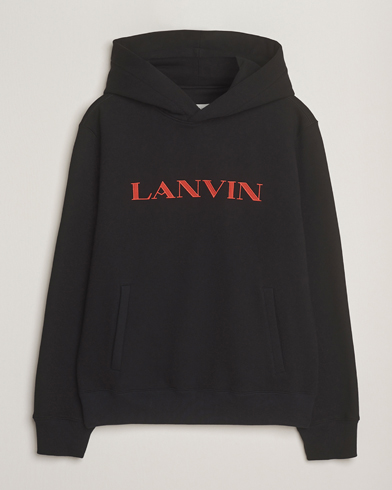 Lanvin Logo Hoodie Black – Noir
