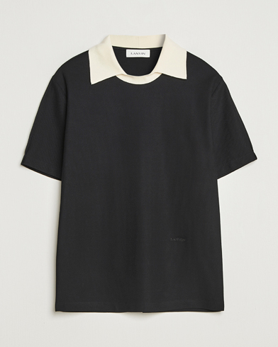 Lanvin Collar T-shirt Black – Noir