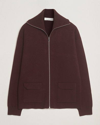 Lanvin Cashmere Cardigan Jacket Bacchus – Rouge