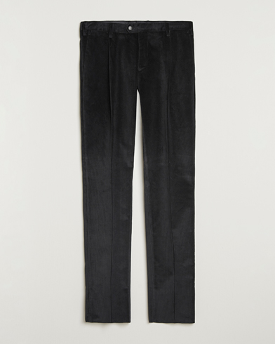 Lardini Cotton Corduroy Trousers Black – Noir