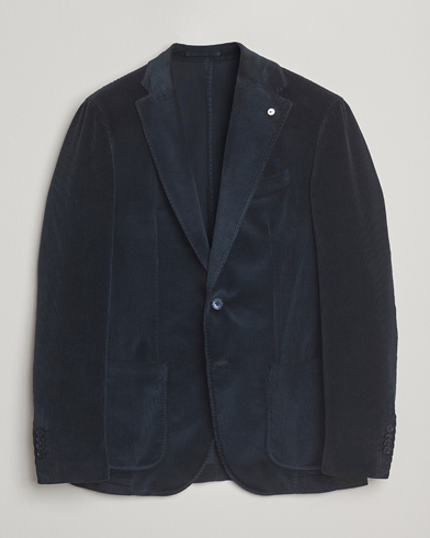 L.B.M. 1911 Jack Corduroy Blazer Navy – Bleu