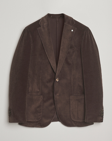 L.B.M. 1911 Jack Corduroy Blazer Dark Brown – Marron