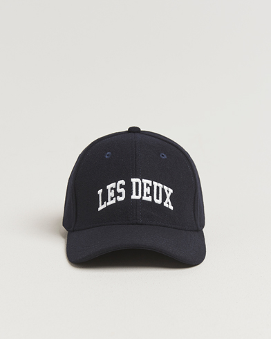 LES DEUX Wool Baseball Cap Dark Navy – Bleu
