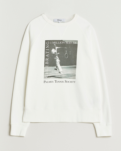 Palmes Raglan Sweatshirt White – Blanc