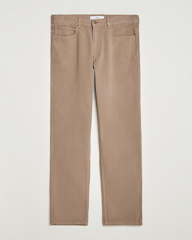 Palmes Coarse 5-Pocket Trousers Fossil – Marron
