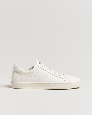 Tod's Cassetta Sneakers White Grain – Blanc
