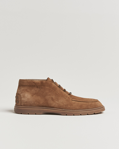 Tod's Polacco Moc Desert Boots Brown Suede – Marron