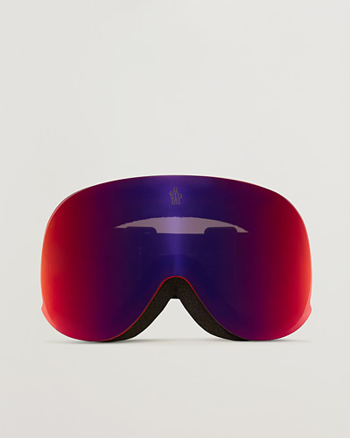 Moncler Lunettes 0ME8017 Ski Goggles Black/Red – Rouge
