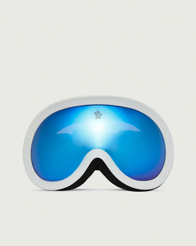 Moncler Lunettes 0ME8018 Ski Goggles White/Blue – Bleu