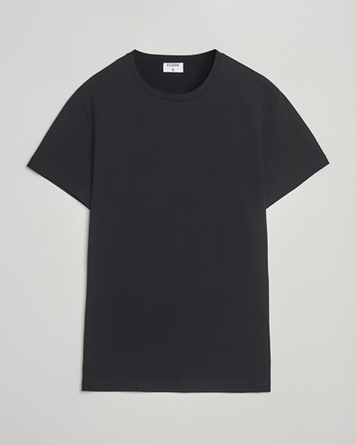 Filippa K Lightweight Cotton Crew Neck T-Shirt Black – Noir
