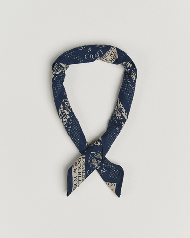 RRL Ried Bandana Indigo/Cream – Bleu
