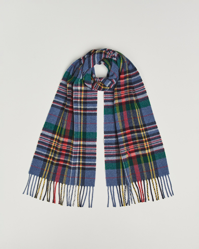 Polo Ralph Lauren Classic Wool Scarf Blue Multi – Multicolore