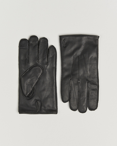 Polo Ralph Lauren Nappa Gloves Black – Noir