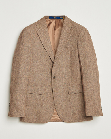 Polo Ralph Lauren Single Breasted Herringbone Sportcoat Brown/Tan – Marron