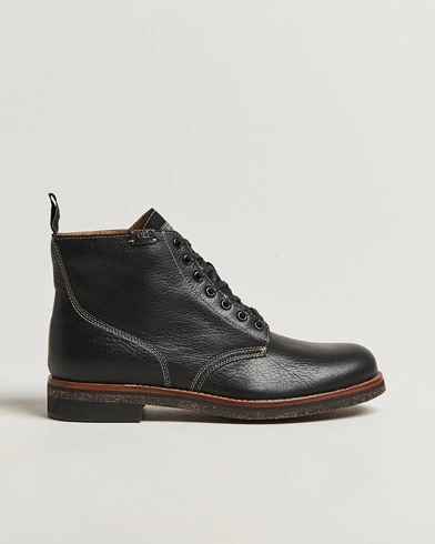 Polo Ralph Lauren Radford Oiled Leather Boot Black Calf – Noir
