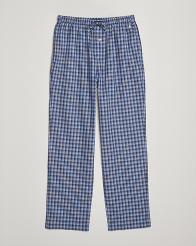 Polo Ralph Lauren Cotton Checked Pyjama Pants Navy – Bleu