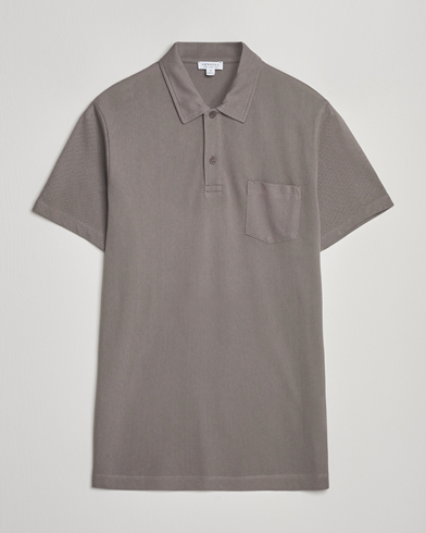 Sunspel Riviera Polo Shirt Iron Grey – Gris