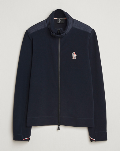Moncler Grenoble Full Zip Cardigan Navy – Bleu