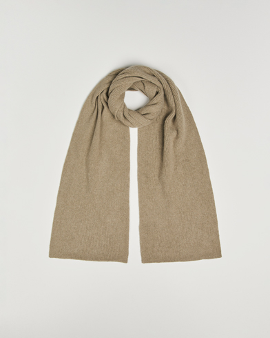 Le Bonnet Lambswool/Caregora Scarf Clay – Beige