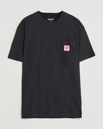 Carhartt WIP Pocket Heart T-Shirt Black – Noir