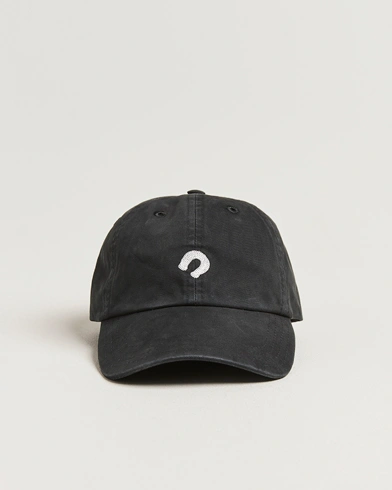 Drake's Horseshoe Chainstitch Cap Black – Noir
